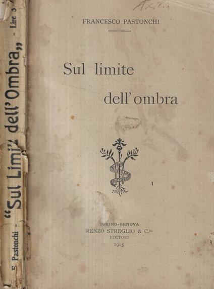 Sul limite dell'ombra - copertina