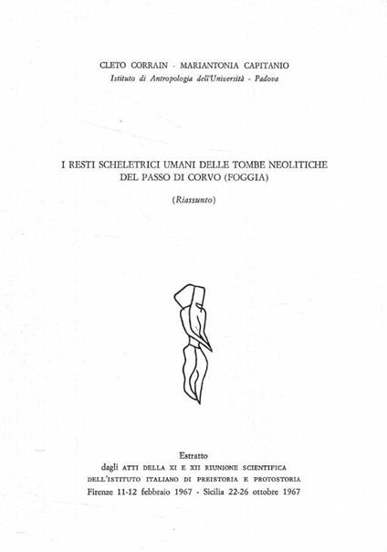 I resti scheletrici umani delle tombe neolitiche del Passo d - copertina