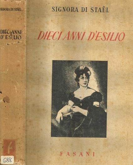Dieci anni d'esilio - copertina
