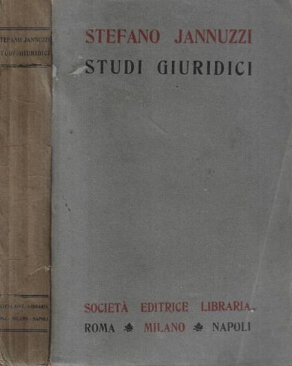 Studi giuridici - copertina