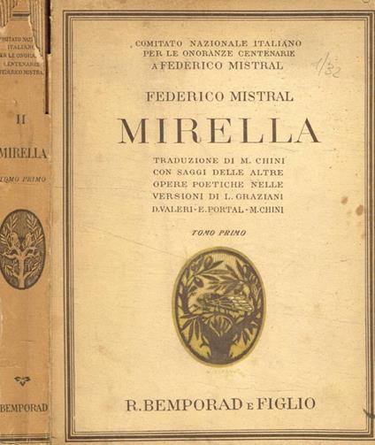 Mirella tomo I - copertina