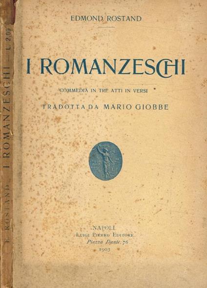 I romanzeschi - Edmond Rostand - copertina