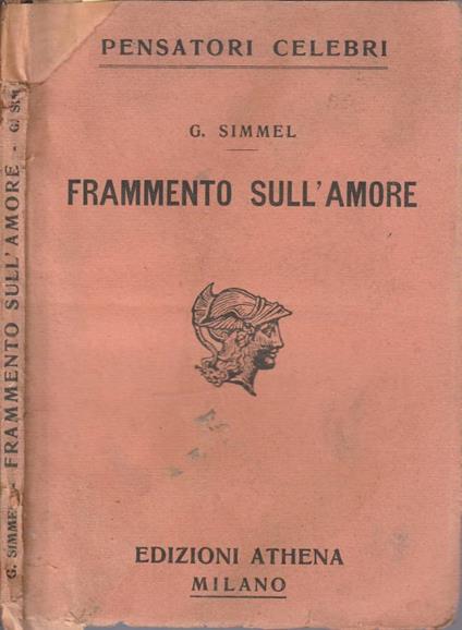 Frammento sull'amore - copertina
