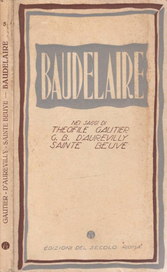 Baudelaire - copertina