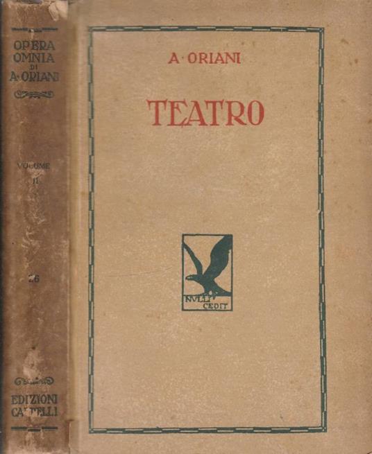 Teatro vol II - copertina