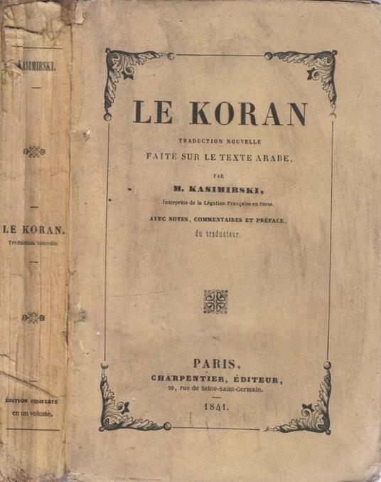 Le Koran - copertina