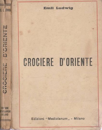 Crociere d'Oriente - Emil Ludwig - copertina