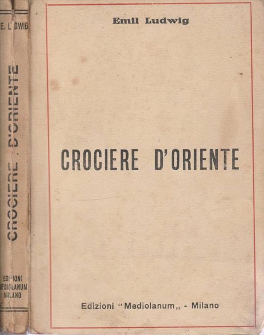 Crociere d'Oriente - Emil Ludwig - copertina