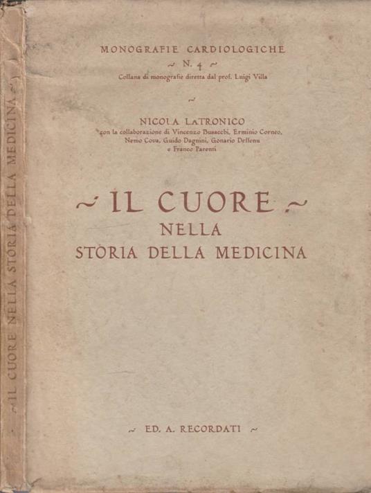 Il cuore nella storia della medicina - copertina
