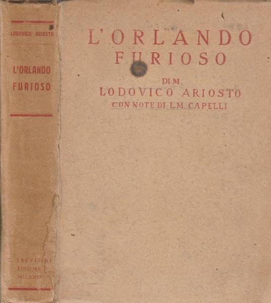 L'Orlando furioso - copertina