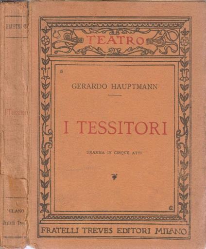I tessitori - copertina