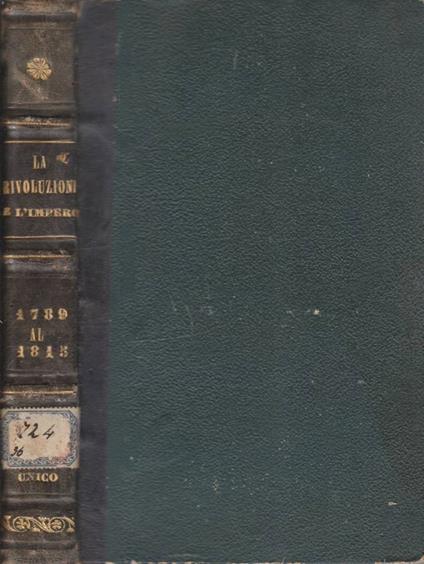 La rivoluzione e l'impero - copertina