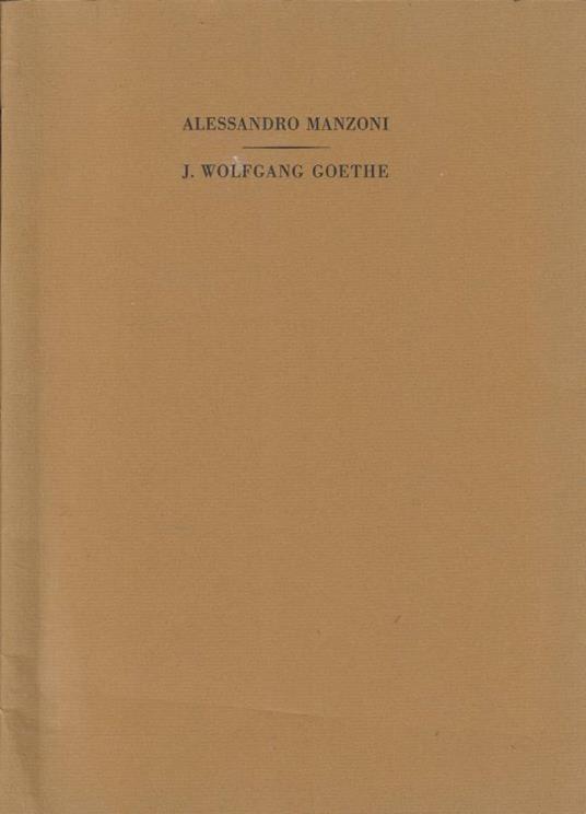 Il cinque Maggio, Der funfte Mai - copertina