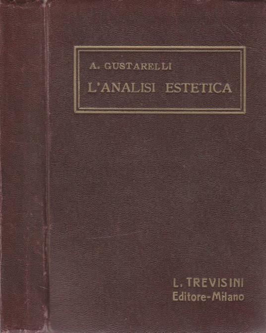 L'analisi estetica - copertina