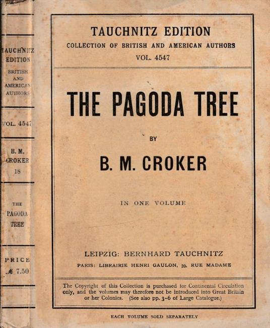 The pagoda tree - copertina