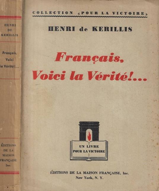 Francais, voici la verité! - copertina