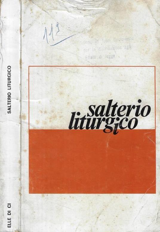 Salterio liturgico - copertina
