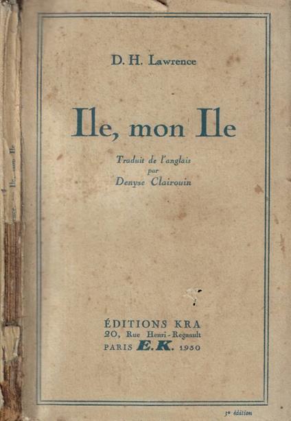 Ile, mom Ile - D. H. Lawrence - copertina
