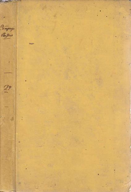 Versi e prose - Giuseppe Campagna - copertina