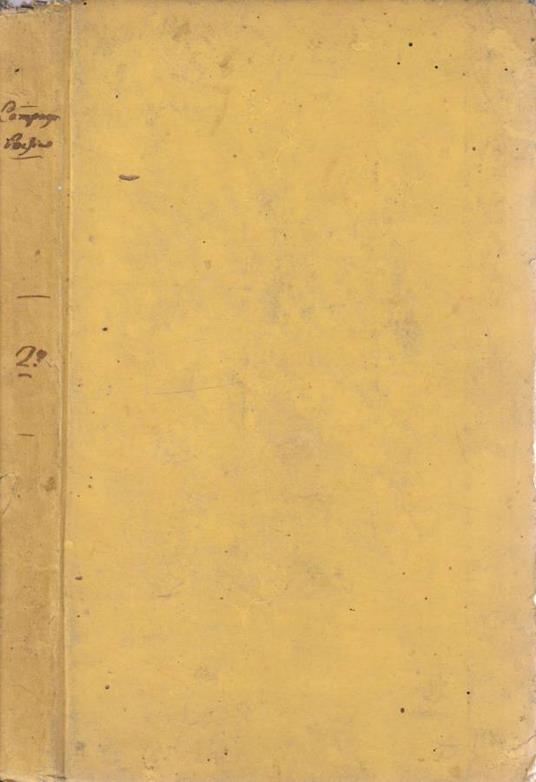 Versi e prose - Giuseppe Campagna - copertina