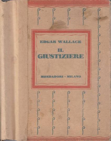 Il giustiziere - Edgar Wallace - copertina