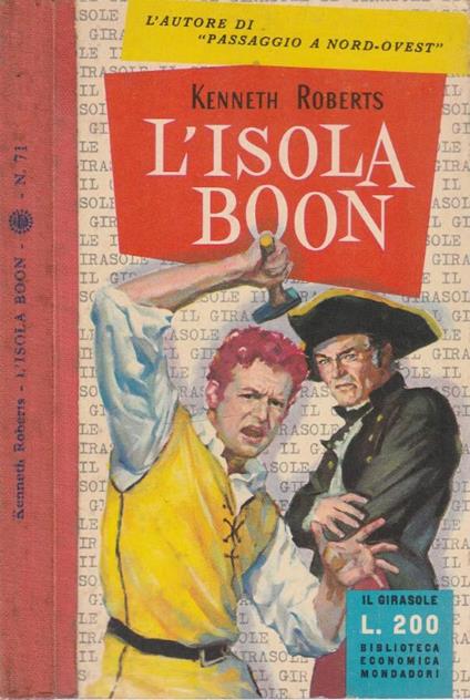 L'isola Boon - Kenneth Roberts - copertina