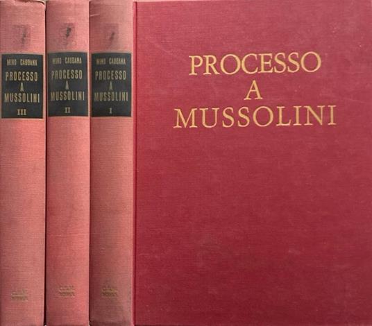 Processo a Mussolini - Mino Caudana - copertina