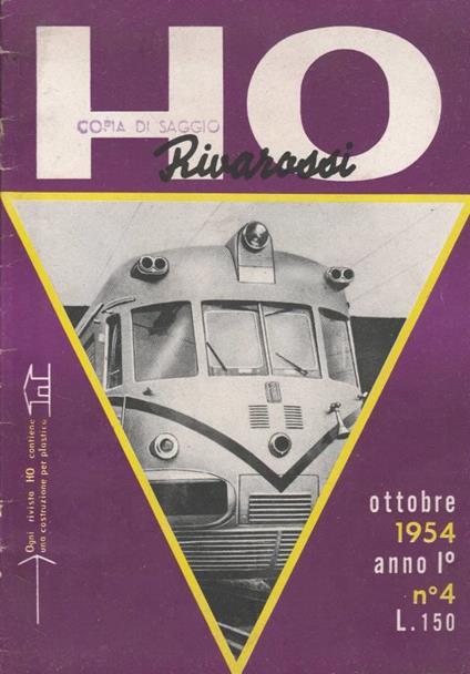 Ho Rivarossi anno I, n 4, ottobre 1954 - copertina