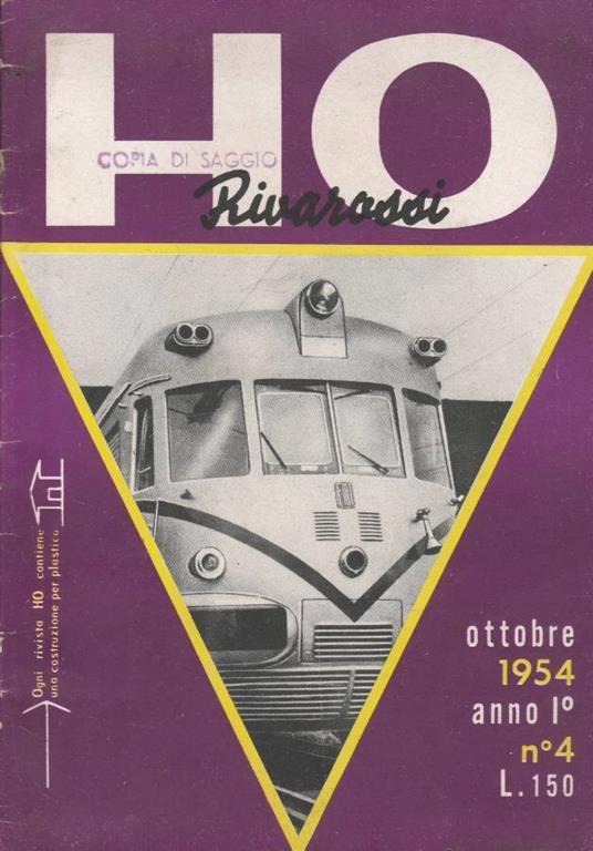 Ho Rivarossi anno I, n 4, ottobre 1954 - copertina