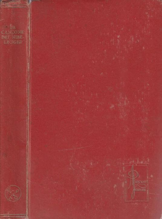 La canzone dei Nibelunghi - copertina