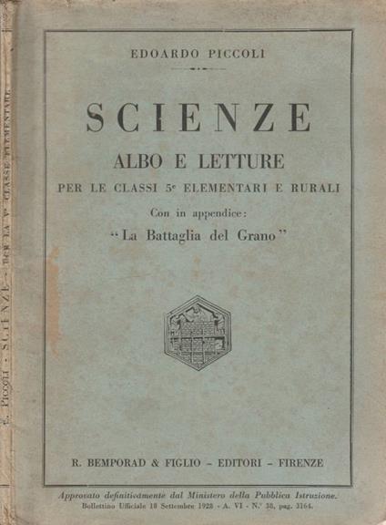 Scienze - copertina