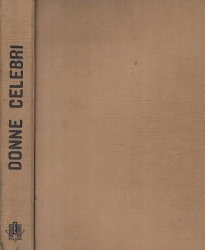 Donne celebri - copertina