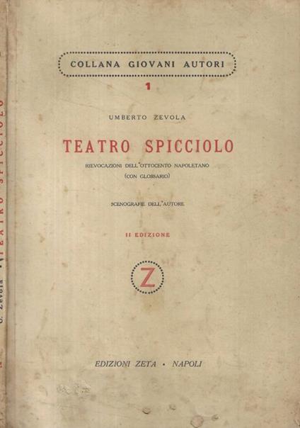 Teatro spicciolo - copertina