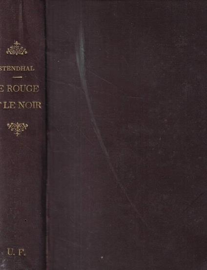 Le rouge et le noir - copertina