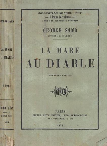 La mare au diable - George Sand - copertina
