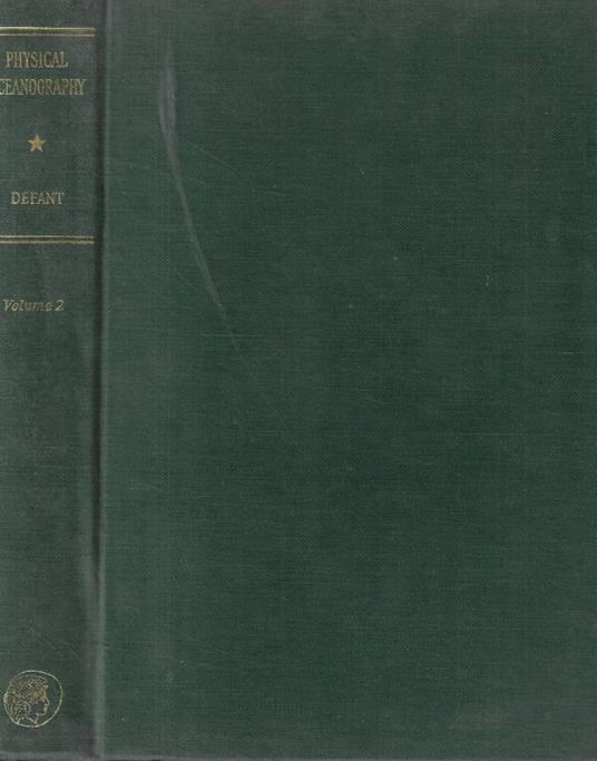 volume II of Physical Oceanography - copertina
