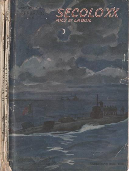 Il Secolo XX anno XV, volume n 2, 3 1916 - copertina