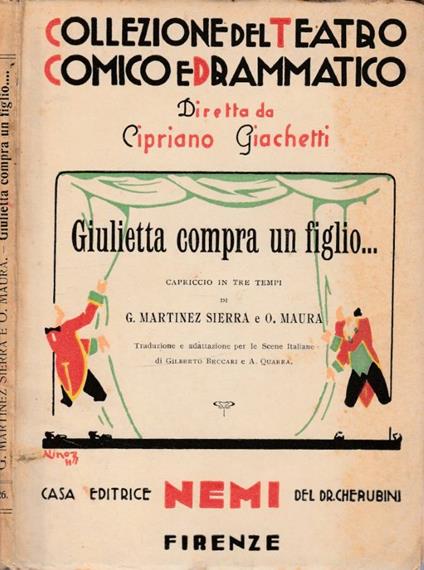 Giulietta compra un figlio… - copertina