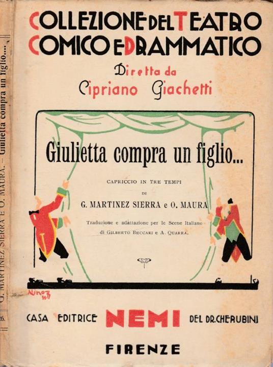 Giulietta compra un figlio… - copertina