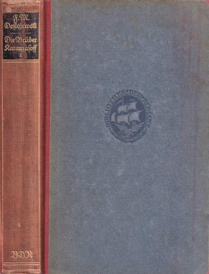 Die Bruder Karamasoff, Vol. II - copertina