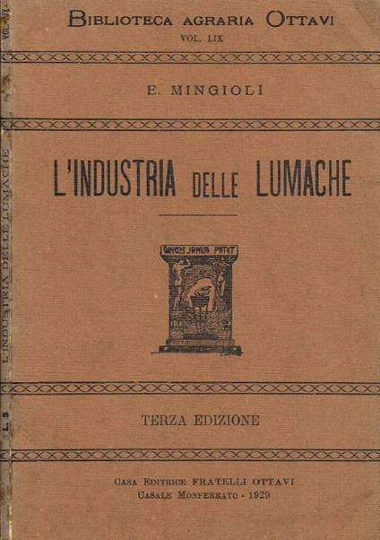 L'industria delle lumache - copertina