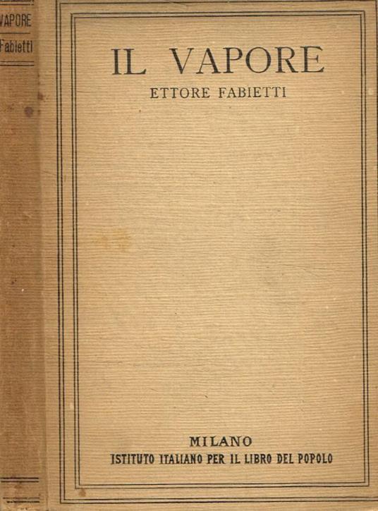 Il vapore - copertina
