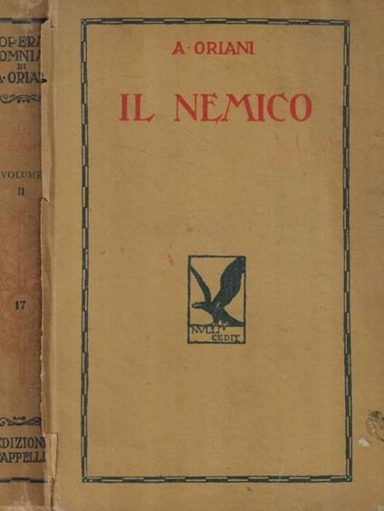 Il nemico parte seconda - Alfredo Oriani - copertina