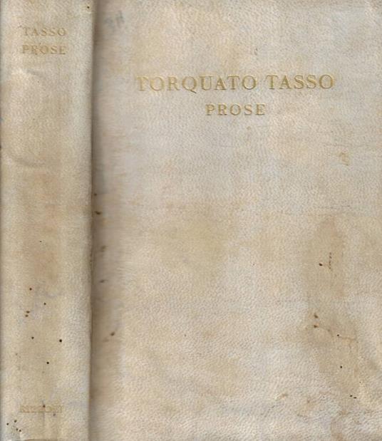 Prose - Torquato Tasso - copertina