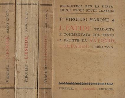 L'Eneide vol. III-V-VI - copertina