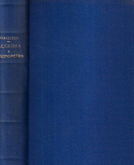 Il primo corso di algebra (Calcolo letterale ed equazioni di - copertina