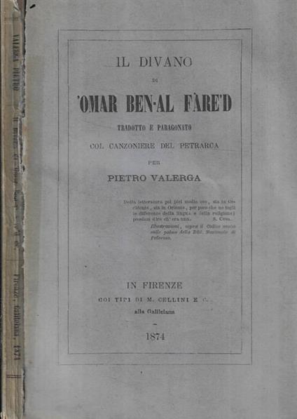 Il divano di 'Omar Ben- Al Fàre'd - copertina