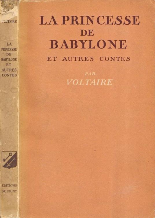 La princesse de Babylone - copertina