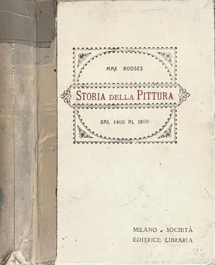 Storia della pittura - copertina