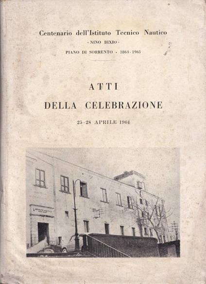 Atti della celebrazione - copertina